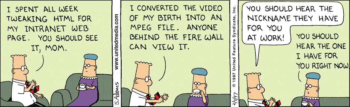 Dilbert Cartoon